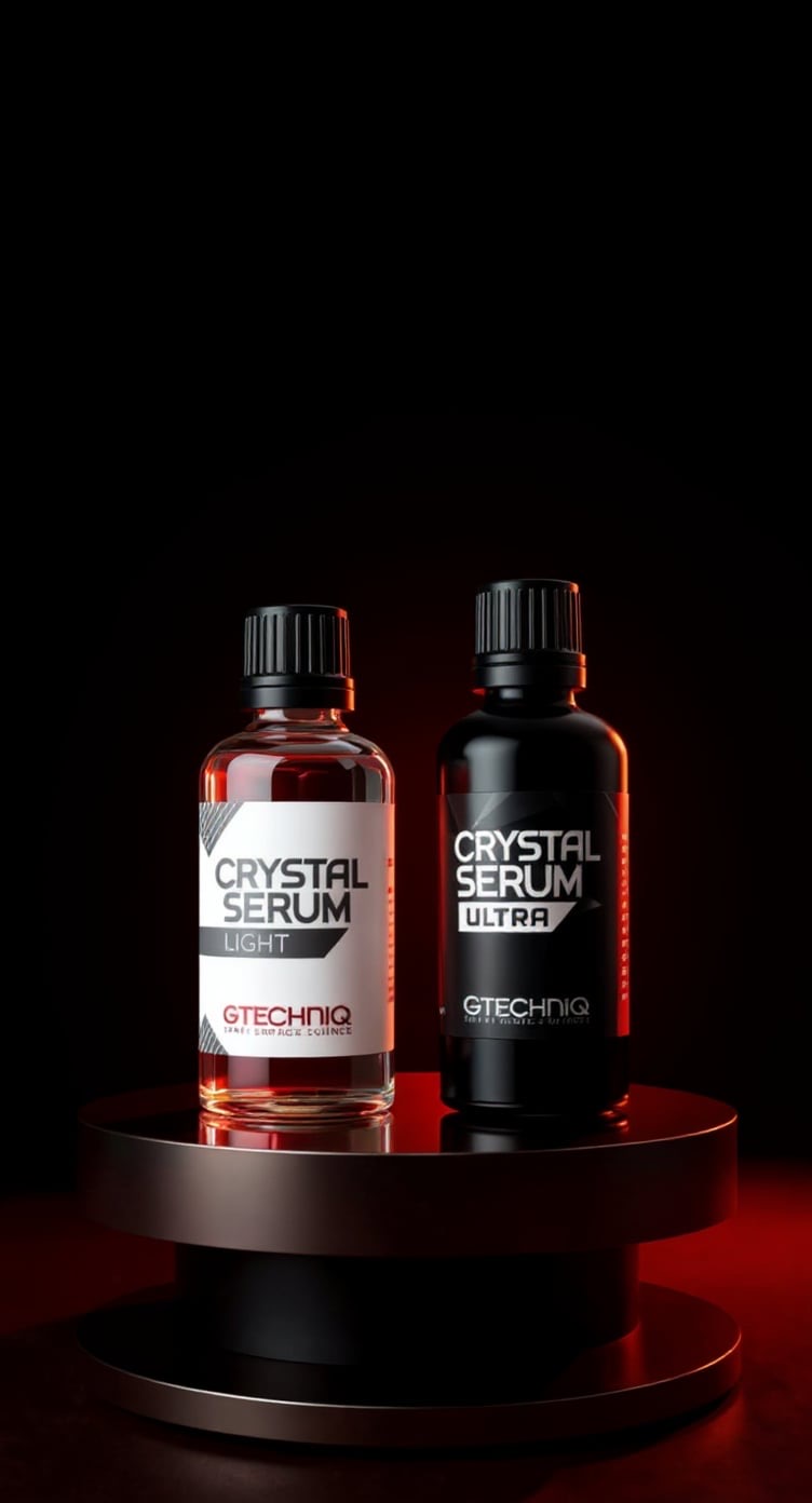 Gtechniq Crystal Serum Light and Crystal Serum Ultra ceramic coatings.