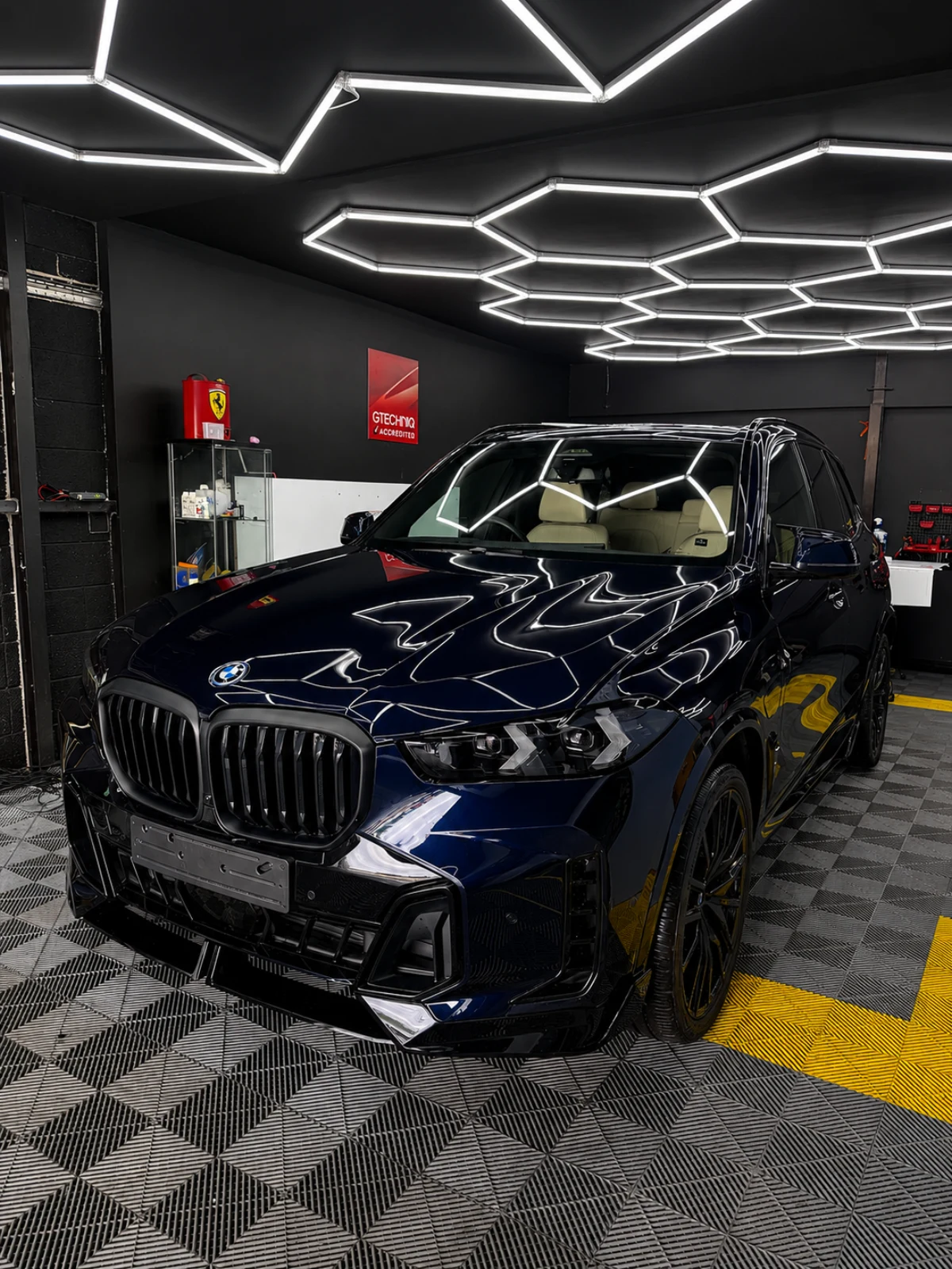 BMW X5 front three-quarter view after full PPF protection — CarDetail Lab Dublin