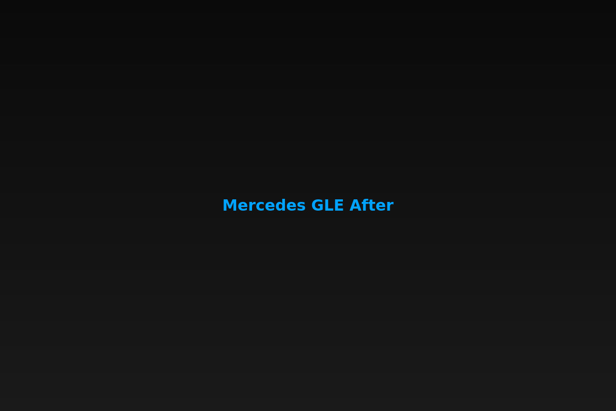 Mercedes-Benz GLE Ceramic Coating & Paint Enhancement after