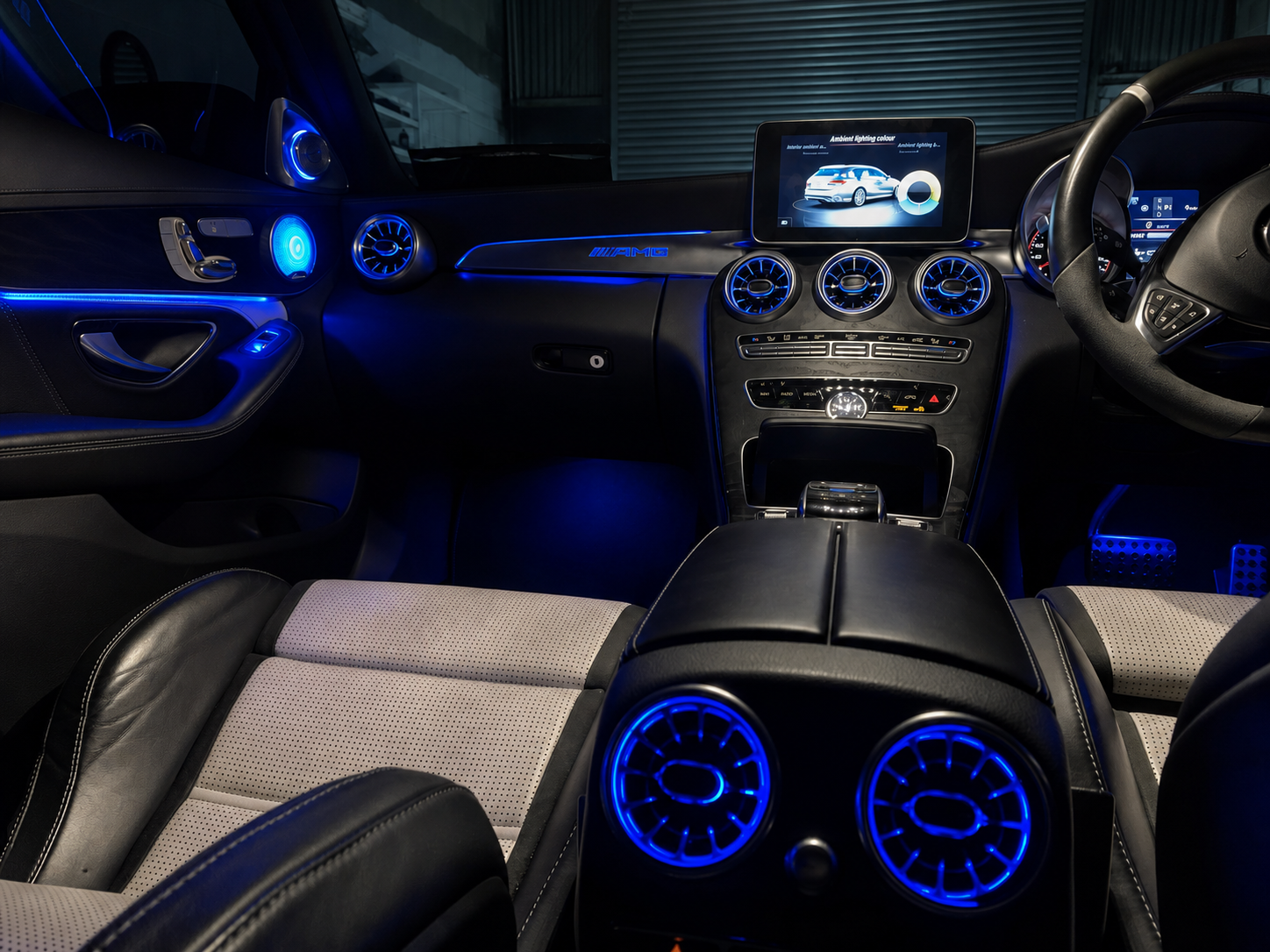 Mercedes-Benz C63 AMG ambient lighting