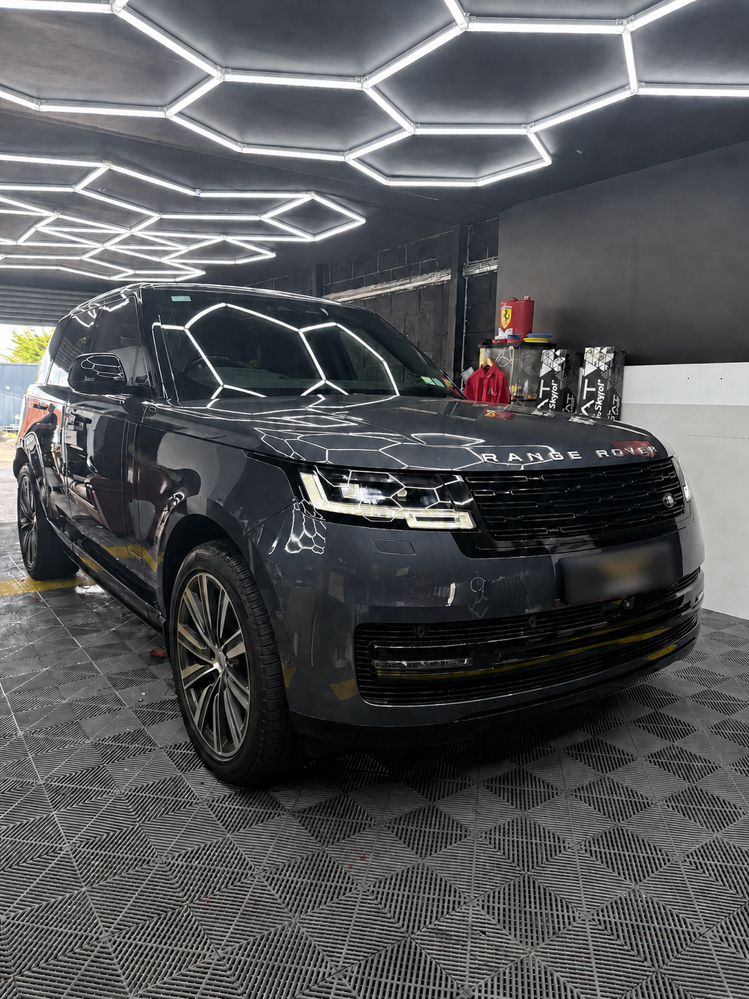 Range Rover Ambient Lighting Upgrade vehicle enhancement project in Dublin